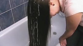 Long Hair, Hair, Hair Washing