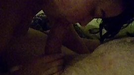 My wife sucking, fucking, and anal with her ex's huge cock when she was 19y
